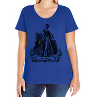 Anne Boleyn Curvy Fit Plus Size V-neck Scoop Shirt TIMT Anne Boleyn Curvy Fit Plus Size V-neck Scoop Shirt TIMT
