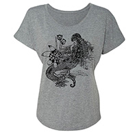 Mermaid La Luxure Tri-Blend Dolman T-Shirt Mermaid La Luxure Tri-Blend Dolman T-Shirt